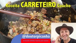 Carreteiro gaúcho  Receita do típico arroz com carne com Doutor Picanha [upl. by Leen]