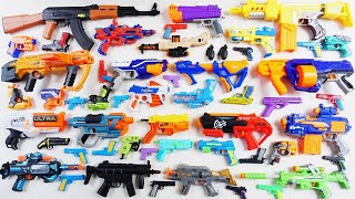 Mengumpulkan Sniper Rifle AK47 GUN NERF ULTRA NERF DOMLAND NERF ELITE COMMANDER NERF SURGEFIRE MULTI [upl. by Jonati]