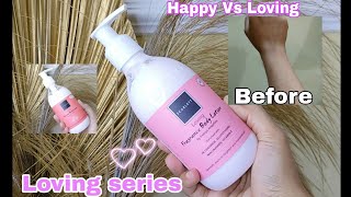 Battle Body Lotion Scarlett Varian Happy Vs Loving  Review Loving Series scarlett whitening [upl. by Juetta724]