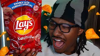 Duke Dennis Tries Canadian Snacks For The First Time [upl. by Oilcareh]