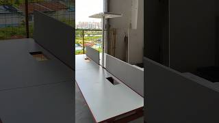 LED lighted workstation trial installation workstations furnituremanufacturers officefurniture [upl. by Billat]