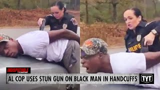 Cop Uses Stun Gun On Handcuffed Black Man Who Was Complying amp Threatens Him During Arrest [upl. by Ileray]