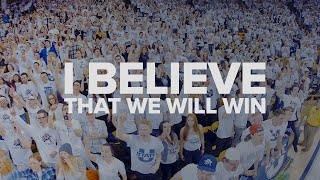 I Believe That We Will Win  Utah State University USU Basketball Chant HD [upl. by Blackmore581]