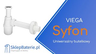 Syfon umywalkowy plastikowy uniwersalny półsyfon VIEGA 108694703219  SklepBateriepl [upl. by Sternick]