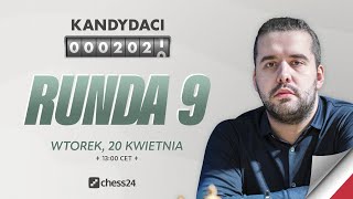 Turniej Kandydatów 2021 Runda 9  Czy Nepo utrzyma prowadzenie [upl. by Rosemarie]