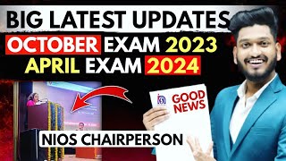 Nios Big Latest Updates October 2023 amp April 2024 Theory Results  Practical TMA All Students Pass [upl. by Yarb238]