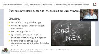 quotZukunftsbilder vs Zukunft – Wie sicher ist die Zukunftquot mit Ingo Kollosche [upl. by Svetlana]