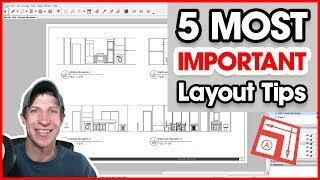 5 MOST IMPORTANT TIPS for Modeling for Layout in SketchUp [upl. by Aicala]