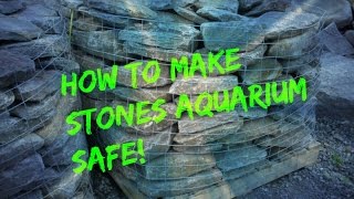 How To Make Rocks Aquarium Safe  Step By Step Tutorial [upl. by Dolorita]