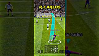 Roberto Carlos💔 free kick pes2021 efootball2023 efootball [upl. by Ahsinyd]