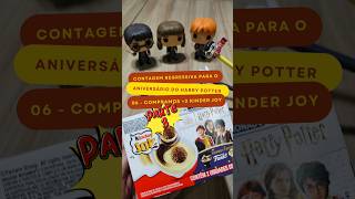 Compramos mais 2 Kinder Joy parte 3  Contagem regressiva para o aniversário do Harry Potter 06 [upl. by Wivinah667]