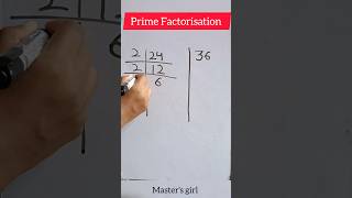 Prime Factorisation trick maths mathematics tricks [upl. by Vassily5]