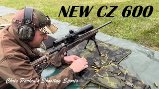 NEW CZ 600 Centrefire Rifles quotAlphaquot quotErgoquot quotRangequot quotLuxquot and quotTrailquot in 308223 on the range [upl. by Rolland]