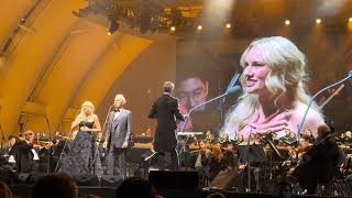 Andrea Bocelli concert at Hollywood Bowl 5923  Canto Della Terra feat Amy Manford [upl. by Euqinobe]