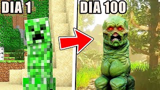 MINECRAFT pero CADA DIA SE VE mas REALISTA 😱 [upl. by Suilenrac997]