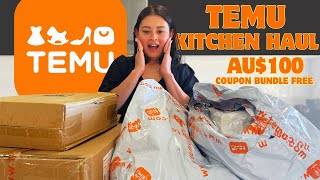 BEST TEMU KITCHEN HAUL 2024 [upl. by Neenwahs]