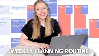 Planning maken voor deze week weekplanning weekmenu contentkalender Google agenda gebruiken [upl. by Hehre]