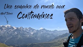 Une semaine de randonnée aux Contamines  Vincent Drone [upl. by Ahsi537]