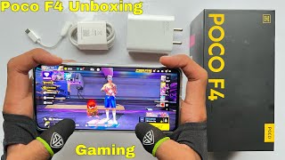 Poco F4 unboxing and gaming test and all features review snapdragon 860 Processor [upl. by Annette]