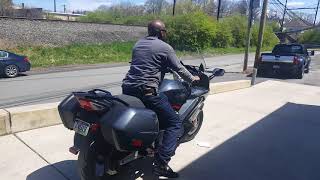 Short ride by with the Coffman Shorty Mufflers fjr 1300 [upl. by Newmark]