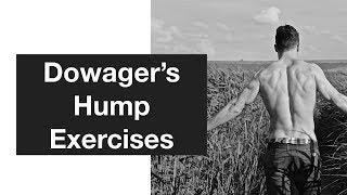 Dowagers Hump Exercises [upl. by Mickie]