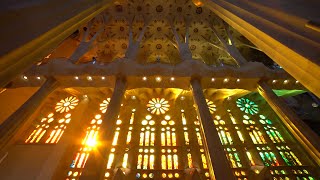 INTERIOR DE LA SAGRADA FAMILIA  BARCELONA [upl. by Aara837]