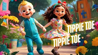 Tippy Toe Song for Kids  Nursery Rhymes  CoComelon [upl. by Asial]