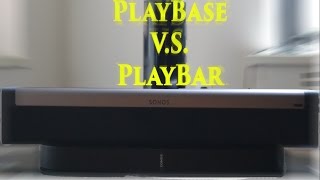 Sonos Playbase VS Playbar [upl. by Epolenep]