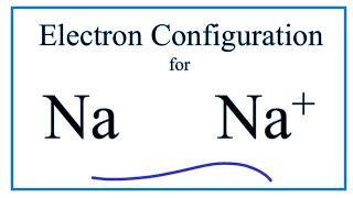 Na Electron Configuration Sodium Ion [upl. by Ettennil400]