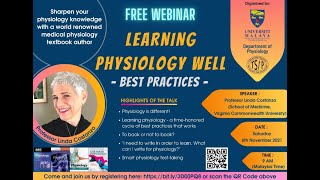 Talk on Learning Physiology Well Best Practices by Prof Linda Costanzo [upl. by Wanyen]