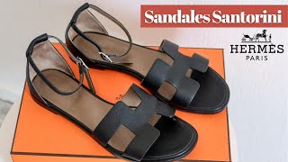 Les sandales Santorini HERMES • Unboxing présentation amp avis [upl. by Mukul]