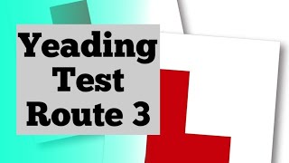 Yeading Test Route 3  Driving Test Routes [upl. by Hewitt]