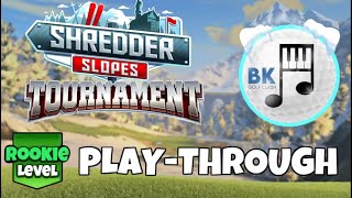 ROOKIE PLAYTHROUGH  Shredder Slopes Tournament  Grunberg Slopes  Golf Clash Tips Guide [upl. by Aissela]