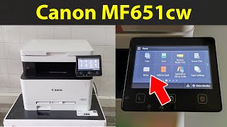 Canon iSENSYS MF651cw – Como fazer o reset de fábrica da impressora Canon MF651cw [upl. by Rhoda775]