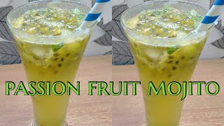 Passion Fruit MojitoNon Alcoholic Mojito MocktailHow to make mojitoshort mojito recipe [upl. by Fowkes]