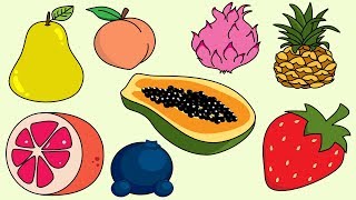 Fruit Song 4  Sing and Learn Fruit Names For Children [upl. by Ignaz]