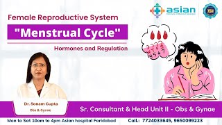 Female Reproductive System  Menstrual Cycle Hormones and Regulation  By Dr Sonam Gupta [upl. by Notsirb]