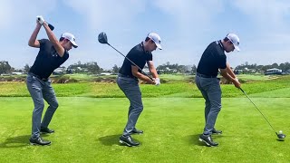 PATRICK CANTLAY GOLF SWING 2021  DRIVER SWINGS  SLOW MOTION 240FPS 4K [upl. by Jaquenetta364]