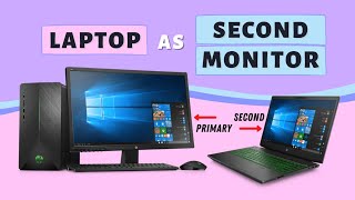 How to Use Laptop as a Second Monitor on Windows 1011 [upl. by Apfel]