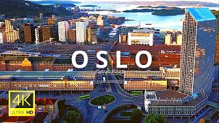 Oslo Norway 🇳🇴 in 4K 60FPS ULTRA HD Cinematic Video by Drone [upl. by Viva]