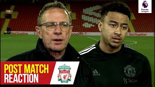 Rangnick amp Lingard React To Anfield Defeat  Liverpool 40 Manchester United [upl. by Esirahc336]