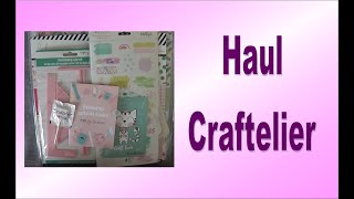 Haul Craftelier  code promo en barre d infos [upl. by Yendahc]