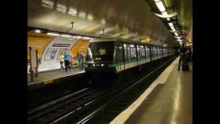 Paris métrosubwayUBahn Parīzes metroПарижское метро 2 [upl. by Holmann930]