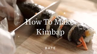 How To Make Healthy Vegetarian Kimbap [upl. by Cleary]