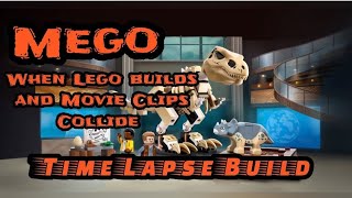 A Lego speed build while the movie clip plays Lego set 76940 [upl. by Ez]