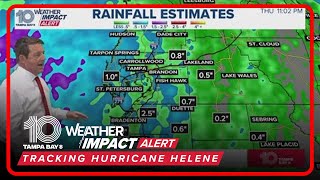 Hurricane Helene very close to landfall bringing catastrophic winds lifethreatening storm surge [upl. by Royall]