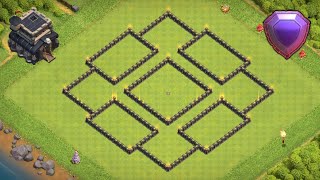 Ocho Diseño Ayuntamiento 9  Th9  Subida De Copas Clash of Clans [upl. by Rajewski597]