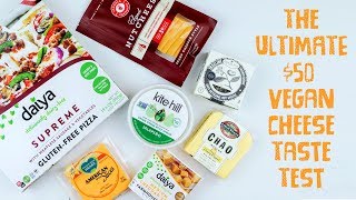 Ultimate Vegan Cheese Taste Test Best vegan cheese [upl. by Ahsemo]