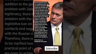 Dmitry Peskov – on negotiations with Ukraine Quotes [upl. by Aba]