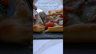 Quick amp Easy Courgette Tomato Tart 🥒🍅  Perfect Summer Dinnerrecipe shorts [upl. by Kcyred163]